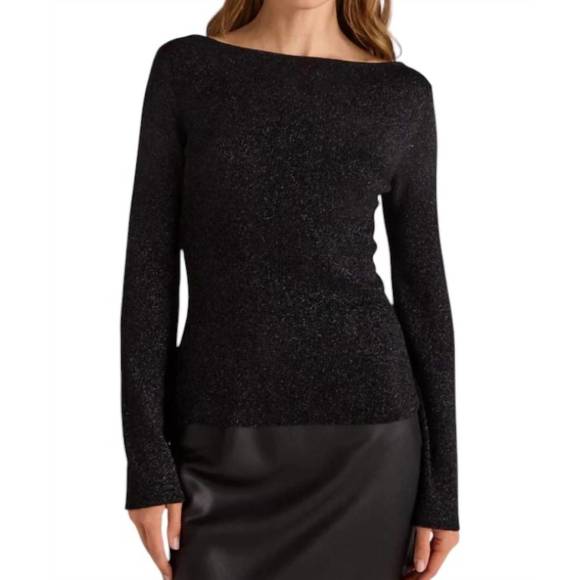 Bella Dahl Long Sleeve Maxi Sweater Dress with Shimmer